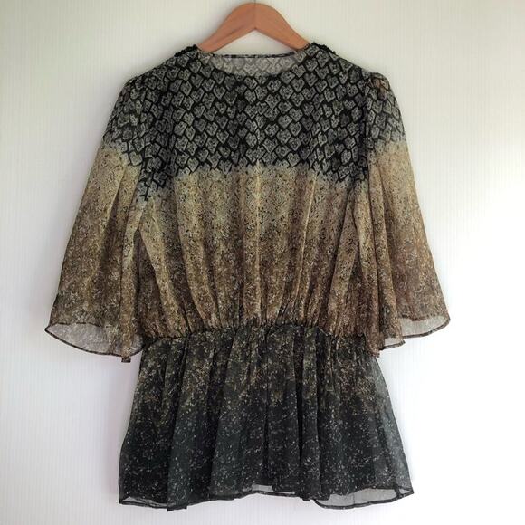 Badgley Mischka American Glamour beaded collar size medium top vintage - Picture 7 of 8